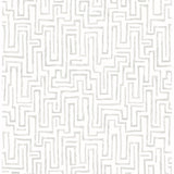 2861-25703 Ramble Grey Geometric Wallpaper