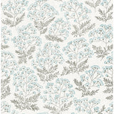 2861-25714 Floret Blue Floral Wallpaper