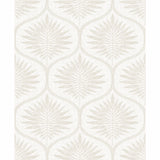 2861-25722 Laurel Bone Ogee Wallpaper