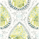 2861-25750 Alistair Green Medallion Wallpaper