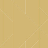 2889-25203 Torpa Mustard Geometric Wallpaper