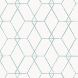 2889-25251 Osterlen Teal Trellis Wallpaper