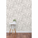 2900-42554 Dacre White Floral Wallpaper