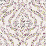 2901-25402 Featherton Pink Floral Damask Wallpaper
