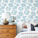 2901-25415 Folia Blue Floral Wallpaper
