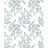 2901-25431 Arabesque Teal Floral Trail Wallpaper