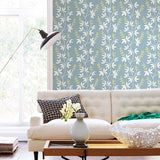 2901-25442 Linnea Elsa Light Blue Botanical Trail Wallpaper