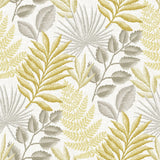 2901-87502 Palomas Mustard Botanical Wallpaper