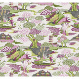 2901-87506 Joy De Vie Magenta Toile Wallpaper