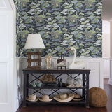  2901-87510 Joy De Vie Indigo Toile Wallpaper