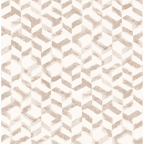 2902-25503 Instep Rose Gold Abstract Geometric Wallpaper