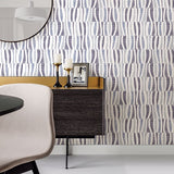 2902-25519 Tides Blue Abstract Texture Wallpaper