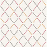 2902-25536 Allotrope Rose Linen Geometric Wallpaper