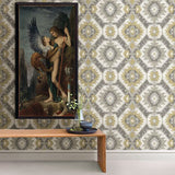 2902-25549 Kazac Grey Shibori Wallpaper