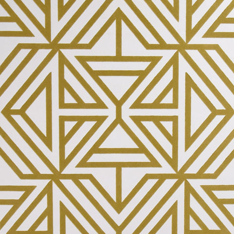 2902-87330 Helios Mustard Geometric Wallpaper