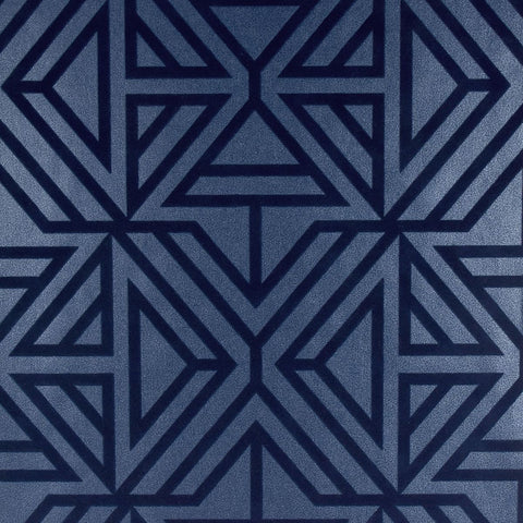 2902-87333 Helios Blue Geometric Wallpaper