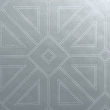 2902-87334 Voltaire Silver Beaded Geometric Wallpaper