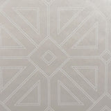 2902-87338 Voltaire Platinum Beaded Geometric Wallpaper
