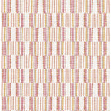  2903-25807 Burgen Orange Geometric Linen Wallpaper