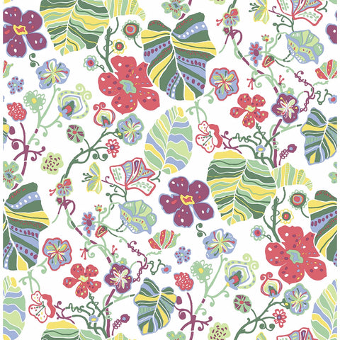  2903-25808 Gwyneth Multicolor Floral Wallpaper