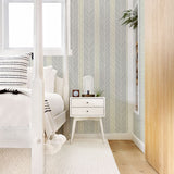 2903-25817 Lottie Grey Stripe Wallpaper