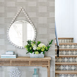  2903-25821 Maxwell Grey Geometric Wallpaper