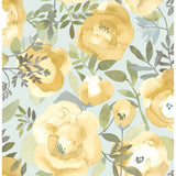 2903-25837 Orla Yellow Floral Wallpaper