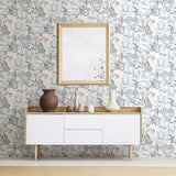 2903-25841 Orla Blue Floral Wallpaper