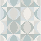 2903-25844 Archer Light Blue Linen Geometric Wallpaper