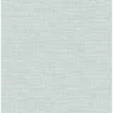 2903-25850 Exhale Light Blue Faux Grasscloth Wallpaper