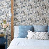  2903-25864 Lucy Grey Floral Wallpaper