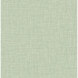  2903-25874 Jocelyn Light Green Faux Linen Wallpaper