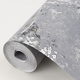 2904-00306 Misty Charcoal Distressed Dandelion Wallpaper