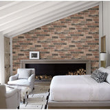 2904-22320 Cody Red Reclaimed Bricks Wallpaper