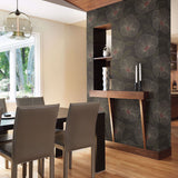 2904-24319 Mythic Brown Floral Wallpaper