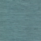 2904-24415 Fiber Teal Faux Grasscloth Wallpaper
