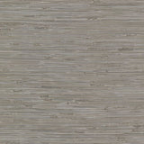 2904-24416 Fiber Taupe Faux Grasscloth Wallpaper