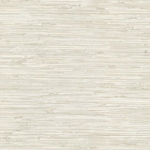 2904-24418 Fiber Cream Faux Grasscloth Wallpaper