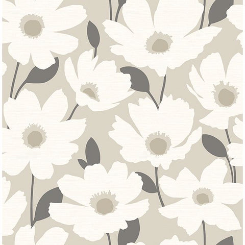 2904-25675 Astera Beige Floral Wallpaper