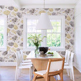 2904-25679 Zahra Grey Floral Wallpaper