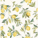 2904-25687 Limon Yellow Fruit Wallpaper