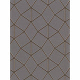 2904-42490 Albion Taupe Geometric Wallpaper