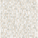 2908-24924 Dobby Champagne Geometric Wallpaper