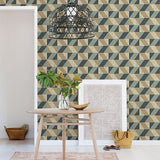  2908-25310 Cerium Multicolor Concrete Geometric Wallpaper