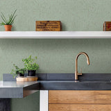2908-25316 Guri Green Faux Concrete Wallpaper
