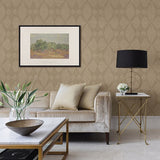  2908-25330 Intrinsic Light Brown Geometric Wood Wallpaper