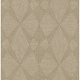  2908-25330 Intrinsic Light Brown Geometric Wood Wallpaper