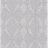 2908-25333 Intrinsic Silver Geometric Wood Wallpaper