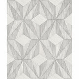 2908-87102 Paragon Silver Geometric Wallpaper