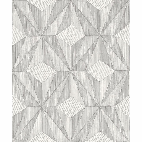 2908-87102 Paragon Silver Geometric Wallpaper